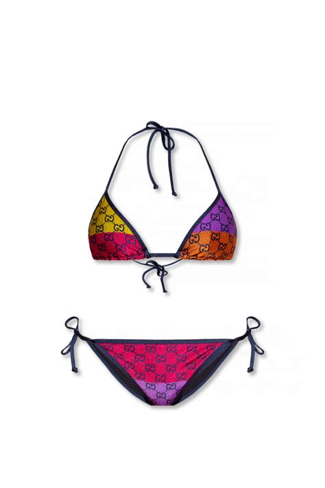 gucci green pull strings|Gucci swimsuit 2 piece.